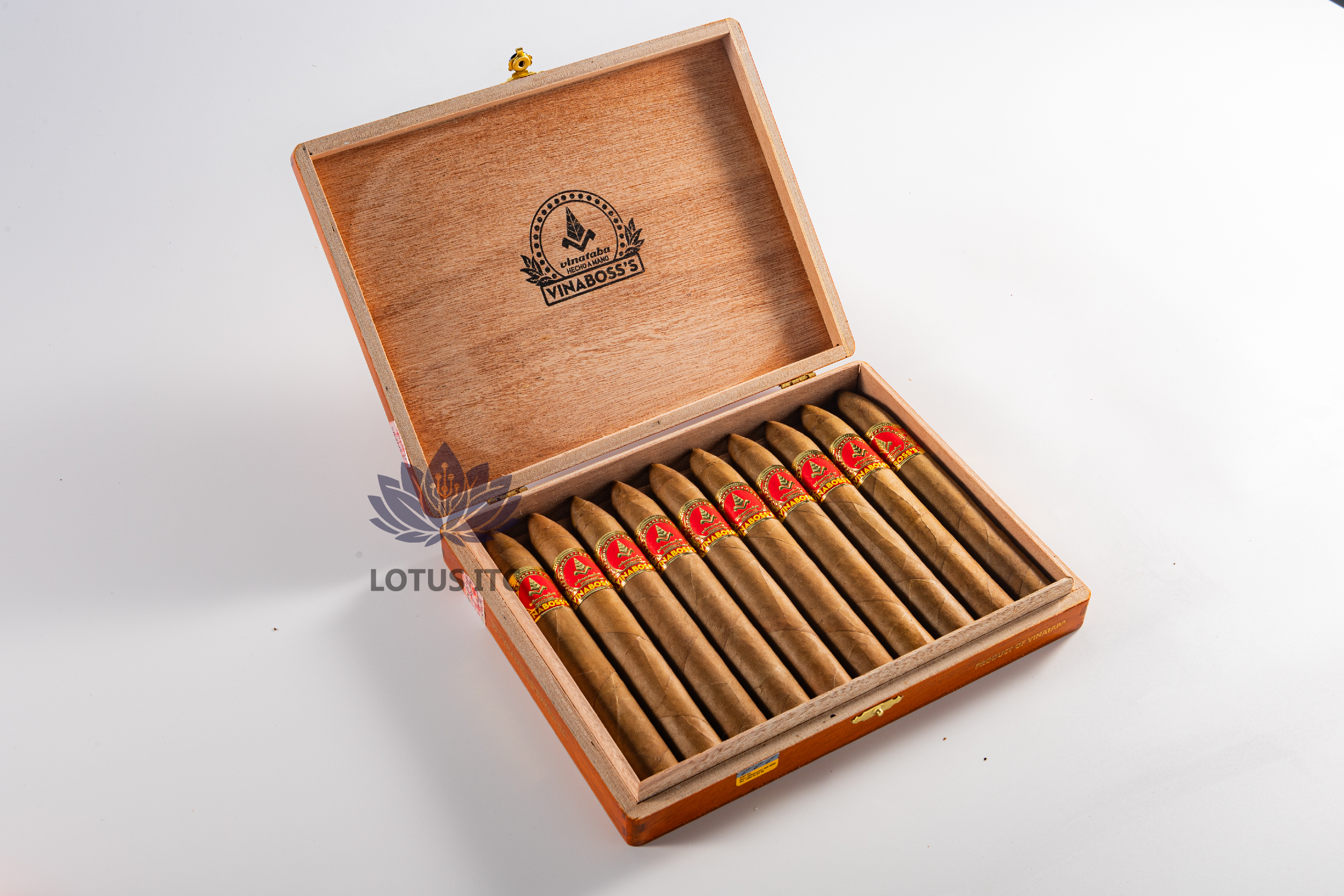 Cigar PYRAMIDES EXTRA 54 (Hộp gỗ vàng 10 điếu)